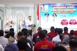 Pemkab Banjar dukung peningkatan prestasi olahraga melalui KONI