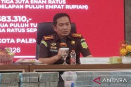 Kejari Palembang pulihkan keuangan negara Rp30 miliar selama Januari-Juni