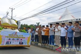Pawai Ta'aruf MTQ Sulteng merupakan simbol syiar Islam