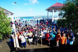 Gubernur bersama pelajar Sulsel tanam 1.000 Mangrove di Kepulauan Selayar
