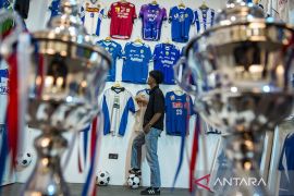 Pameran koleksi jersei Persib Bandung