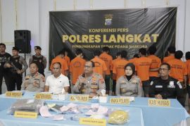 Ops Antik Toba 2026 Polres Langkat ungkap 33 kasus narkotika