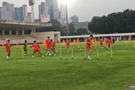 Timnas kembali latihan untuk hadapi Mozambik, Hubner menepi