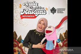 Ketua Kampung Dongeng Babel Desri Susilawani juara 1 Nasional Gala Cerita Rakyat Indonesia 2026