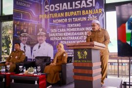 Pemkab Banjar sosialisasikan Perbup insentif investasi perkuat daya saing daerah