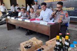 Polisi sita 477 botol minuman beralkohol dalam Operasi Pekat Gorontalo
