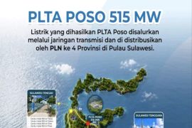 PLTA Poso Energy pasok energi untuk empat provinsi di Sulawesi