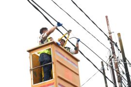 Jaksel tertibkan kabel udara di Jalan Pahlawan untuk estetika