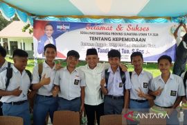 Hadir di tengah pelajar SMAN 1 Ulu Barumun, Tondi Roni Tua sebut pemuda tulang punggung keberlanjutan bangsa