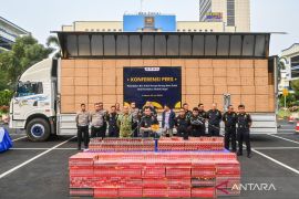 Bea Cukai gagalkan peredaran 8,9 Juta batang rokok tanpa cukai
