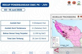 11 ton garam sudah ditebar di langit Aceh untuk atasi karhutla