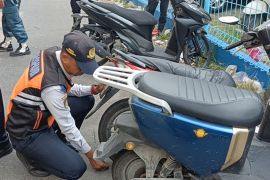 Ratusan roda dua terjaring penertiban di area City Park Jakbar
