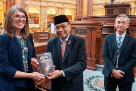 Dubes Indroyono bahas penguatan kerja sama perpustakaan AS-Indonesia