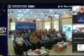 Kanwil Kemenkum Babel ikuti policy talks "Peran Strategis Analis Kebijakan Wilayah"
