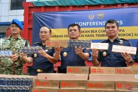 Bea Cukai Banten gagalkan penyelundupan 8,2 juta rokok ilegal