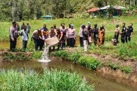 Polda Papua Tengah beri bantuan produktif dorong ekonomi warga Paniai