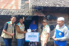 YBM PLN UID Kalselteng salurkan daging kurban untuk 843 keluarga prasejahtera