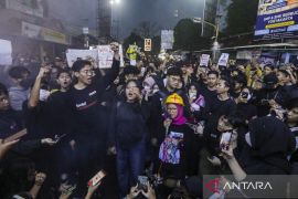 Massa aksi di Yogyakarta