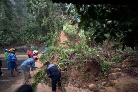Petugas gabungan tangani longsor yang putus akses Padang-Painan