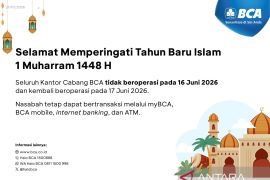 BCA sesuaikan jadwal operasional pada libur Tahun Baru Islam 2026