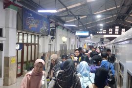 Okupansi penumpang KAI Daop 2 Bandung capai 122 persen di masa libur panjang tahun baru Islam