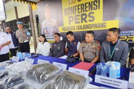 Polresta Tanjungpinang gagalkan penyelundupan sabu dari Malaysia ke Jakarta