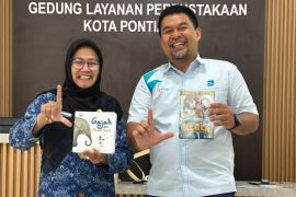 PLN UIP KLB peduli literasi donasikan buku dari program 1 pegawai 1 buku ke perpustakaan Pontianak