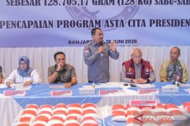 Supian HK apresiasi Polda Kalsel gagalkan peredaran 128 kg sabu-sabu