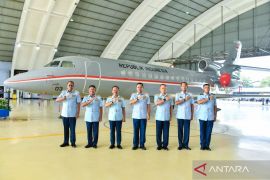 TNI AU resmikan Skuadron Udara 18, rumah bagi pesawat Falcon 8X