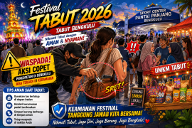 Pengunjung Festival Tabut keluhkan aksi copet, warga diminta tingkatkan kewaspadaan