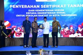 Dukung Sekolah Rakyat, Kemenkum hibahkan tanah 62.966 meter ke Kemensos
