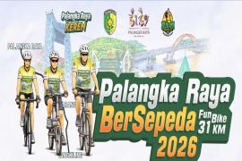 Palangka Raya Bersepeda usung sport tourism, menikmati keindahan alam Kota Cantik