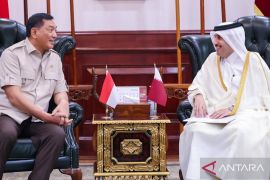 Menhan RI terima kunjungan kehormatan Duta Besar Qatar