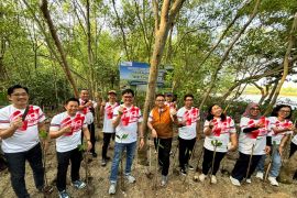 BPJS Ketenagakerjaan Jatim tanam 1.437 bibit mangrove
