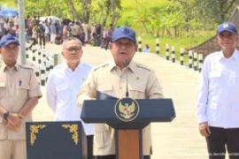 Presiden Prabowo: Tak boleh ada daerah tertinggal karena akses jalan terbatas