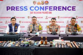 Polisi amankan perakit senjata api ilegal di OKI Sumsel