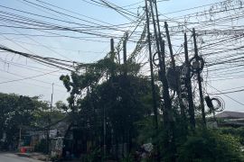 Ini tanggapan Wali Kota Jakbar soal kabel udara yang semrawut