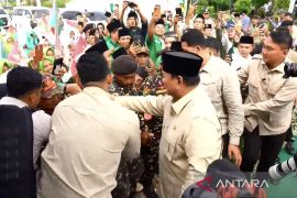 Prabowo tiba di Bangkalan untuk tutup Munas Alim Ulama dan Konbes NU