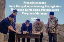 Pemkot Mataram-Kota Pengzhou menjalin kerja sama bidang ekonomi