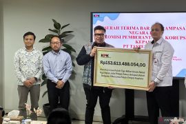 KPK serahkan barang rampasan senilai Rp153 M ke TASPEN