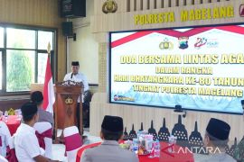 Polresta Magelang gelar doa lintas agama dalam peringatan HUT Bhayangkara