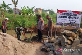Kodim 0509/Kabupaten Bekasi mulai bangun jembatan armco tingkatkan mobilitas