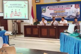 Dinas PMD Magetan simulasikan pilkades "e-voting" di Desa Sukomoro