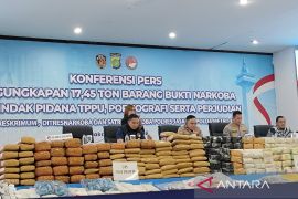 Polda Metro Jaya sita 17,45 ton narkoba periode Januari-Juni 2026