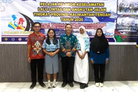 Dua pelajar Kapuas raih prestasi Pelajar Pelopor Keselamatan tingkat provinsi