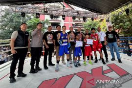 Anak jalanan dan eks pelaku tawuran ramaikan "Penjaringan Boxing Showcase"