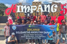 Deklarasi solidaritas angkutan darat Bangka Selatan perkuat komitmen jaga kondusifitas wilayah