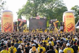 Parade komunitas meriahkan car free day di Renon Bali