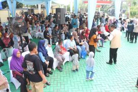 HUT ke-80 Polri, Polres Jakbar gelar bakti kesehatan