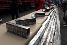 Bea Cukai amankan 8,2 juta batang rokok ilegal di Banten